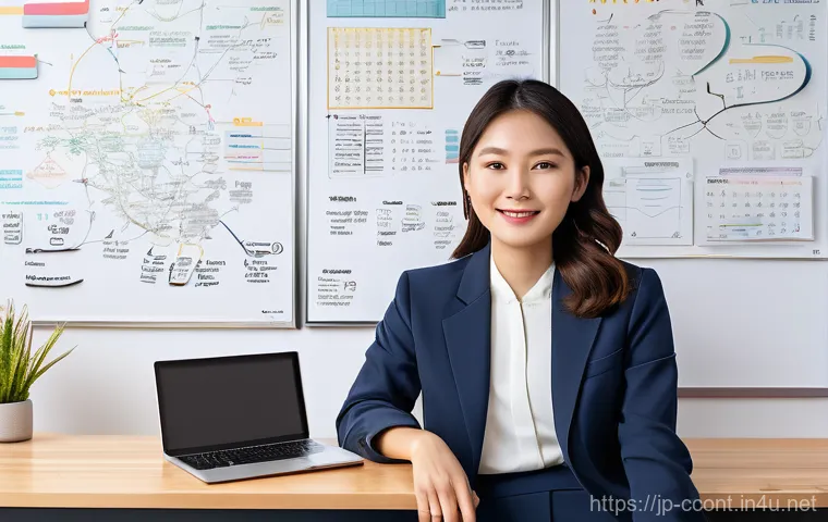 문화콘텐츠 기획 포지션별 역할 설명 - **Creative Content Planner Brainstorming Session**
    A young, gender-neutral content planner, dres...